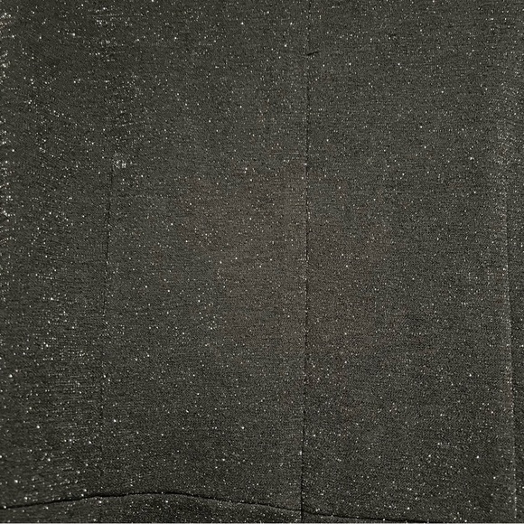 NWOT Calvin Klein Elegant BLACK with  SILVER Glitter Women's Jumpsuit Romper - Picture 11 of 14